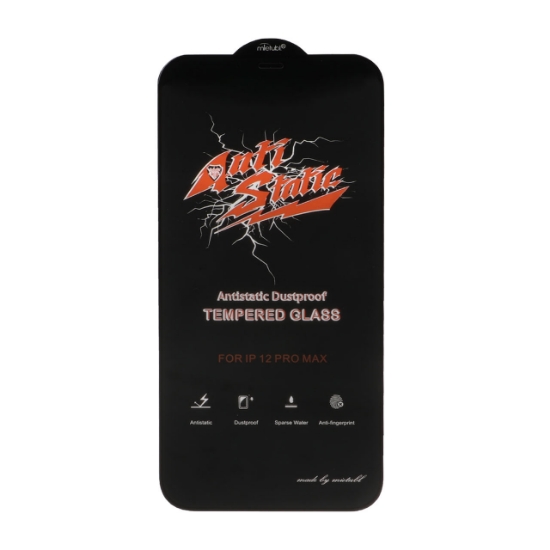 تصویر گلس گوشی Full Cover Anti Static برای iPhone 12 Pro Max