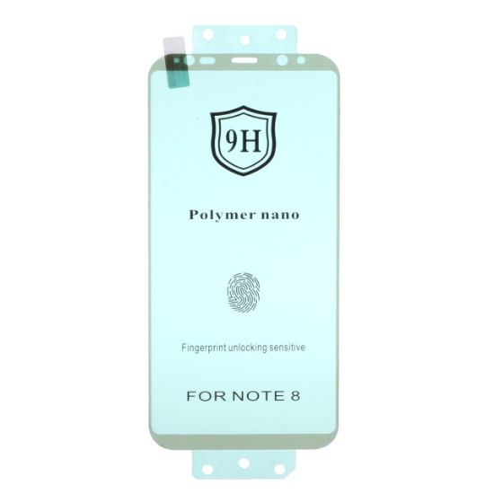 تصویر گلس گوشی Full Cover Polymer nano برای Samsung Note 8 / Note 9