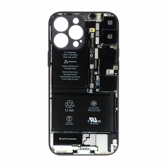 تصویر قاب گوشی Inside Bord محافظ لنز دار برای iPhone 13 Pro Max - طرح 125