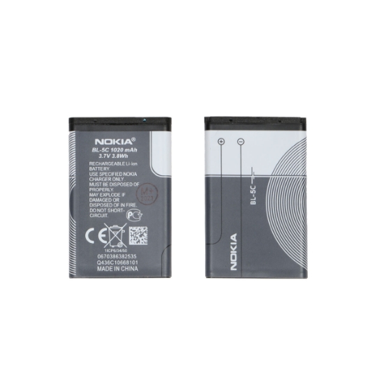 تصویر باتری گوشی موبایل نوکیا مدل BL-5C با ظرفیت 1020mAh