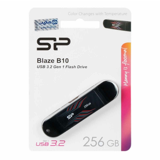 تصویر فلش مموری سیلیکون پاور مدل BLAZE B10 USB3.2 ظرفیت 256 گیگابایت