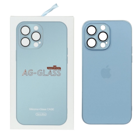 تصویر قاب گوشی اورجینال محافظ لنز گلس دار AG Glass برای iPhone 15 Pro Max