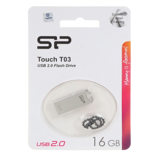تصویر فلش مموری سیلیکون پاور مدل Touch T03 USB2.0 ظرفیت 16 گیگابایت