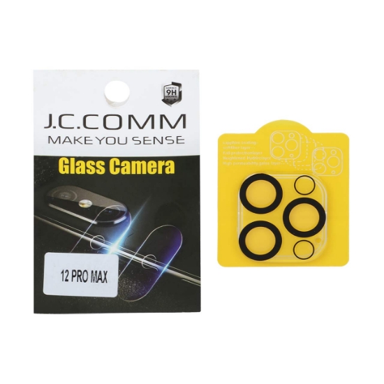 تصویر محافظ لنز دوربین شیشه ای J.C.COM برای iPhone 12 Pro Max