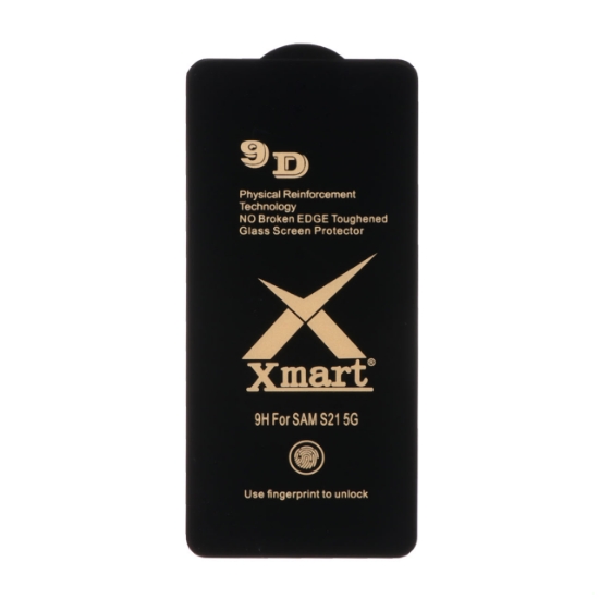 تصویر گلس گوشی Full Cover X Mart 9D-ESD برای Samsung S21