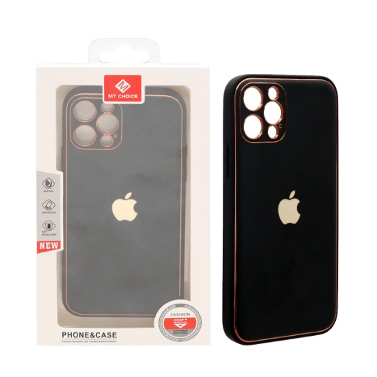 تصویر قاب گوشی اورجینال My Case چرمی لوگودار برای IPhone 11 Pro Max