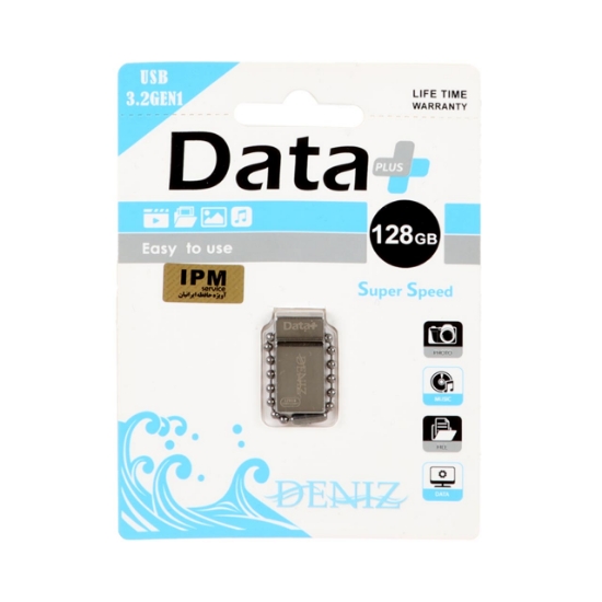 تصویر فلش مموری دیتا پلاس مدل DENIZ USB3.2 با ظرفیت 128 گیگابایت
