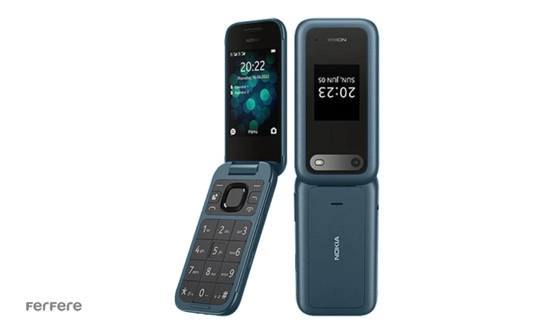 گوشی موبایل نوکیا مدل 2660 Flip دو سیم کارت ظرفیت 128 مگابایت و رم 48 مگابایت