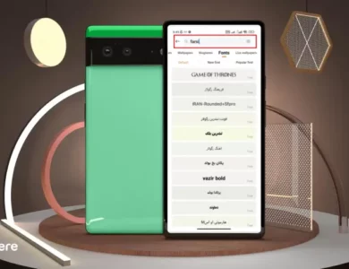 تغییر فونت فارسی گوشی شیائومی