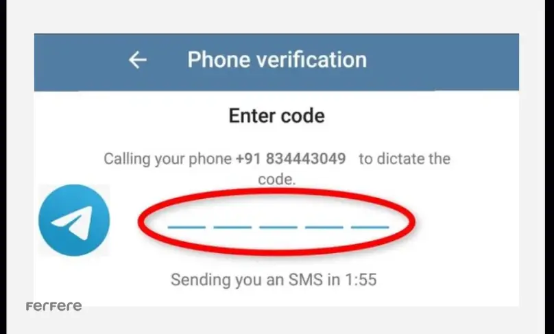 عدم دریافت کد تلگرام