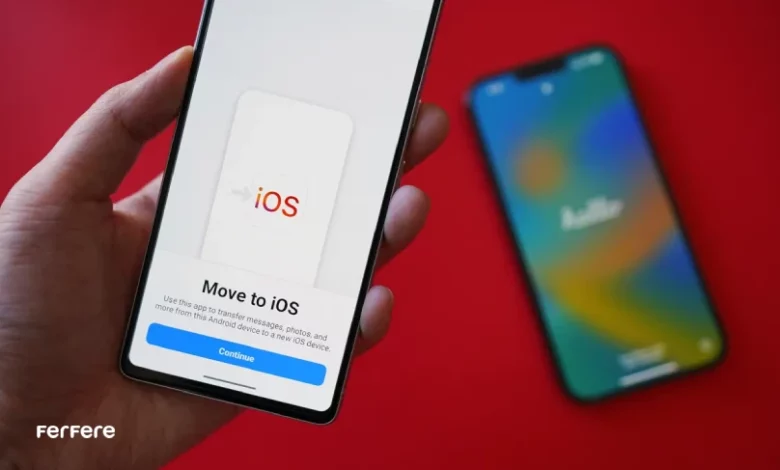 انتقال اطلاعات از آیفون به اندروید