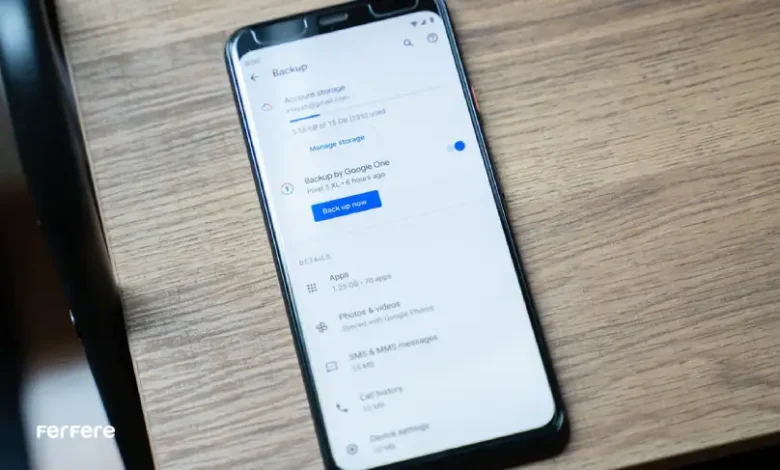 بکاپ گرفتن از گوشی اندروید