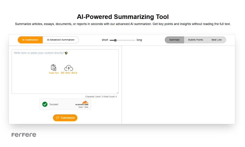 خلاصه کردن مقاله با هوش مصنوعی با summarizing tool