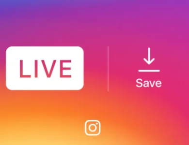 ضبط لایو اینستاگرام