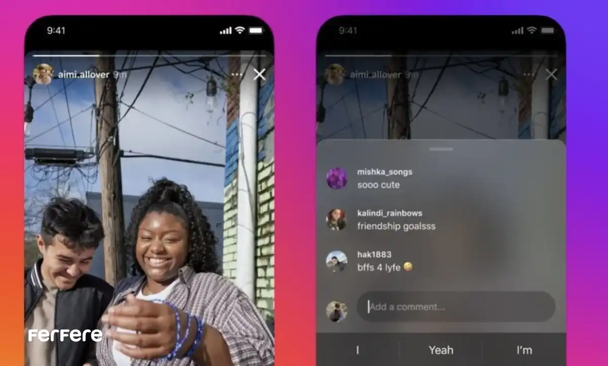 بستن کامنت اینستاگرام در ریلز