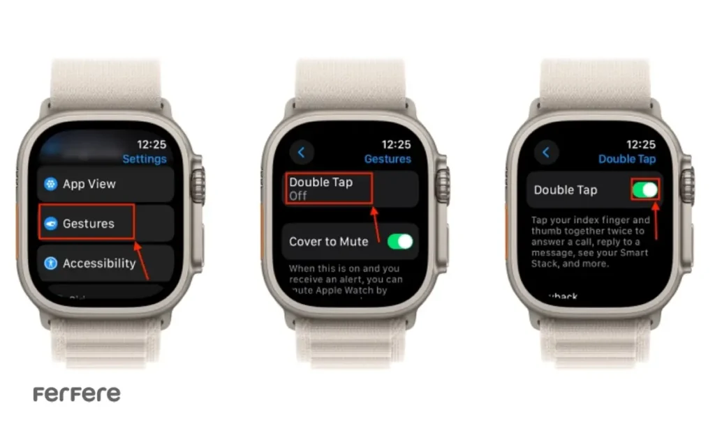 قابلیت Double Tap اپل واچ