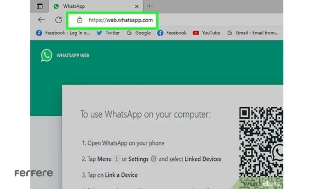 استفاده از واتساپ وب
