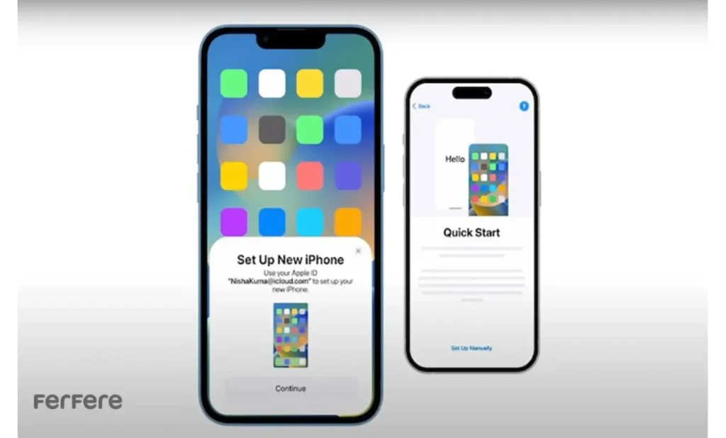 انتقال اطلاعات از آیفون به آیفون
