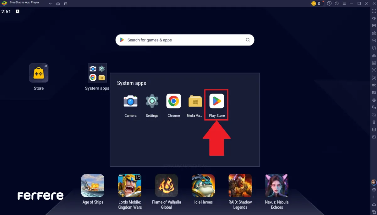 دانلود از گوگل پلی با کامپیوتر از طریق bluestacks