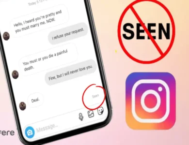 خواندن دایرکت اینستاگرام بدون سین خوردن