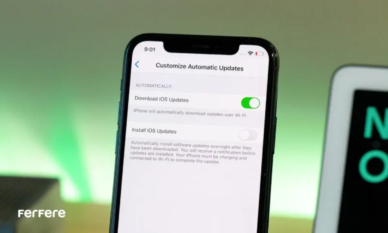 غیر فعال کردن آپدیت خودکار آیفون