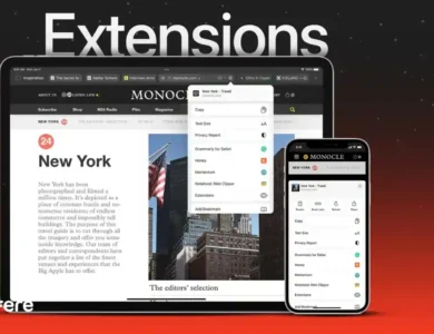 نصب افزونه های سافاری