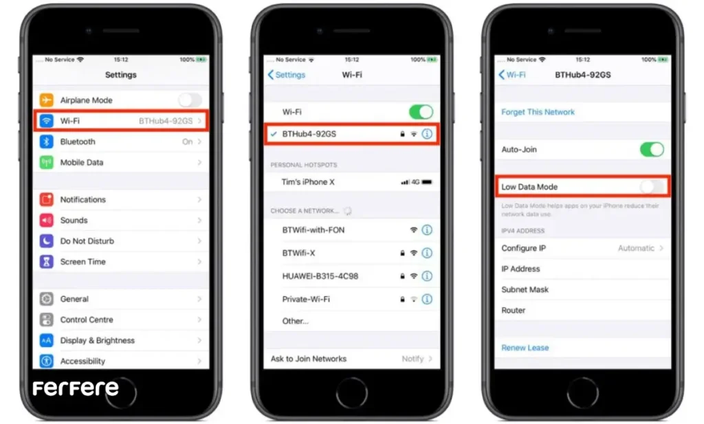Low Data Mode در آیفون