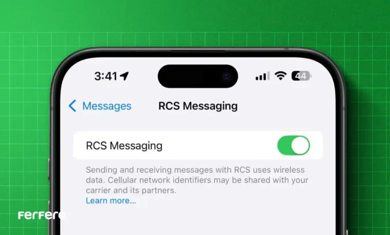 فعالسازی قابلیت RCS messaging