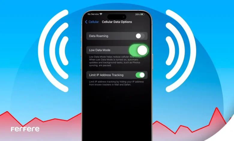 Low Data Mode در آیفون