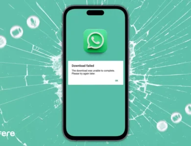 مشکل دانلود نشدن عکس و ویدیو در واتساپ