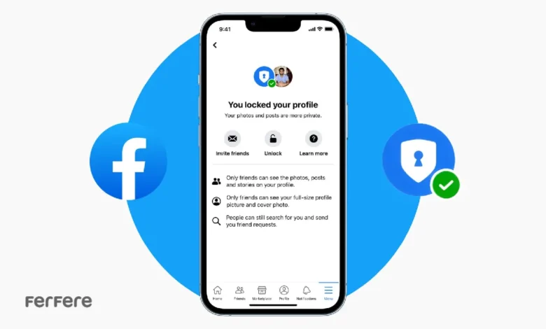 قفل کردن پروفایل فیسبوک