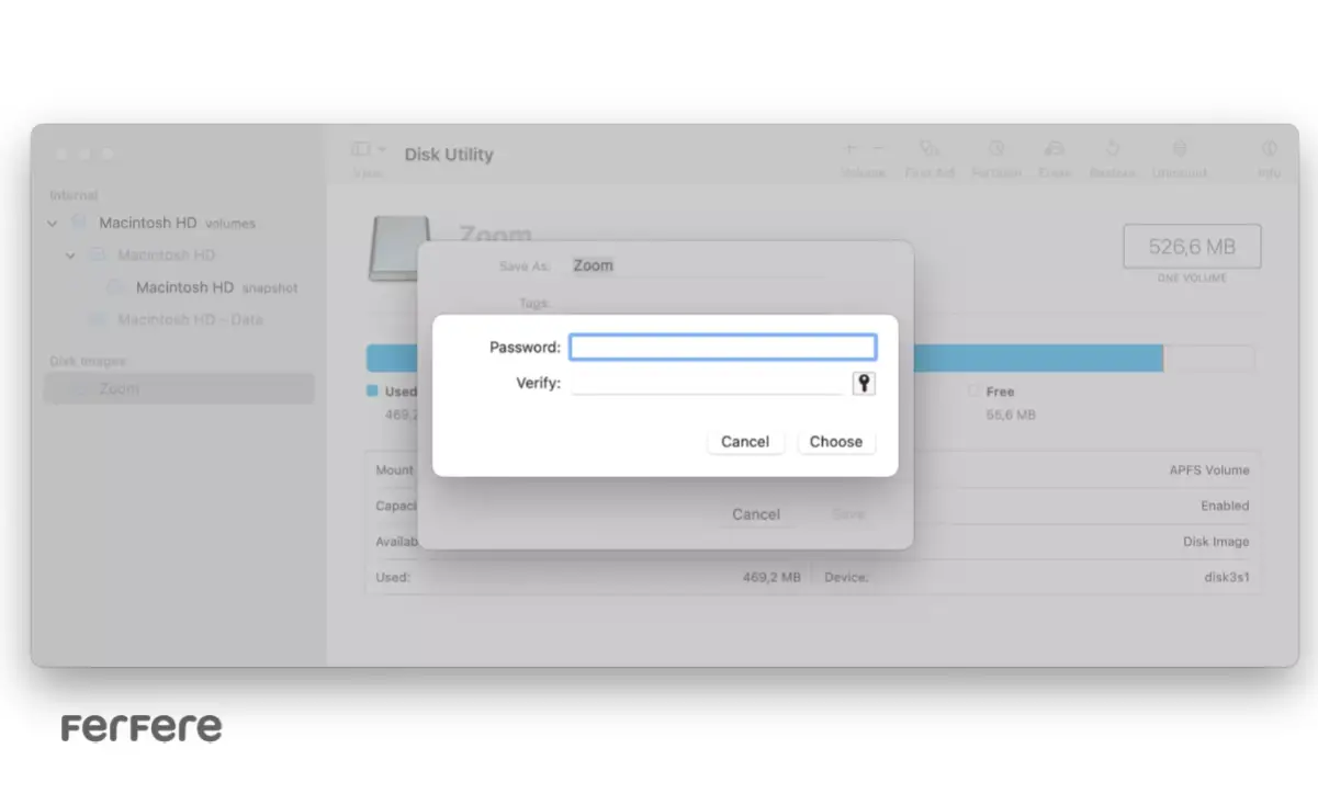 قفل کردن پوشه ها در مک بوک با استفاده از Disk Utility