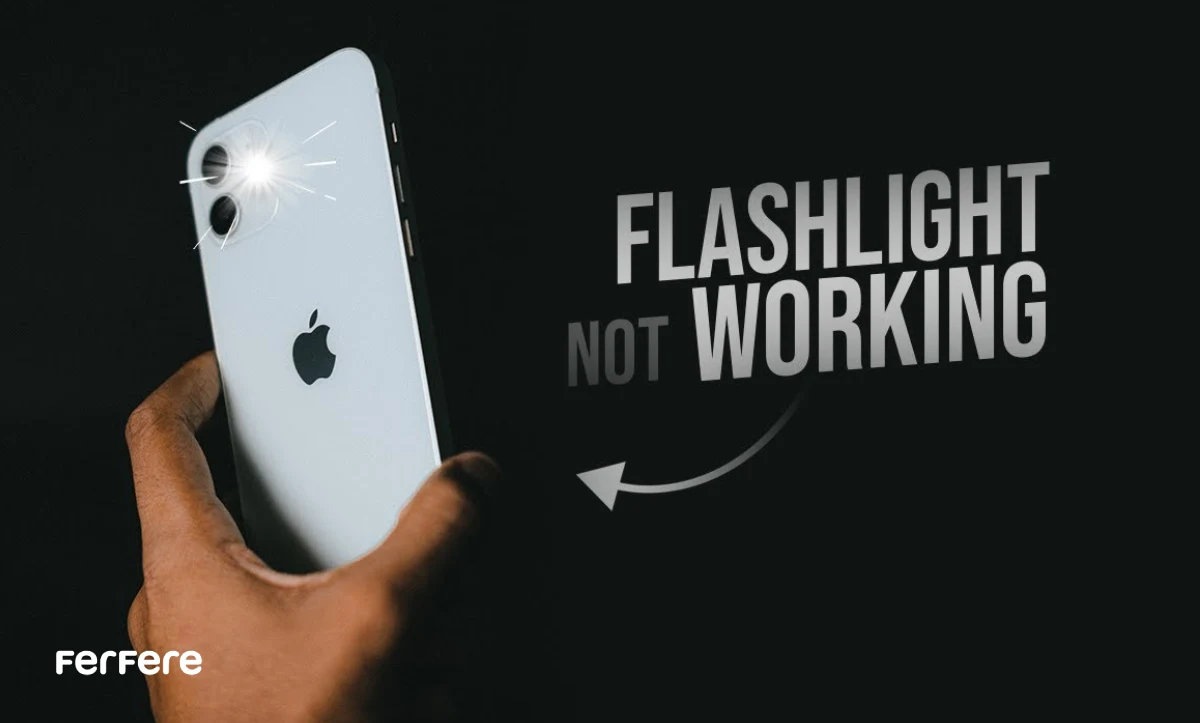 علت روشن نشدن چراغ قوه گوشی