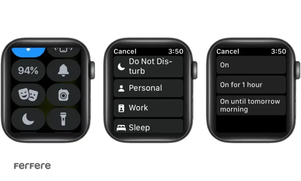 قابلیت Focus در Apple Watch