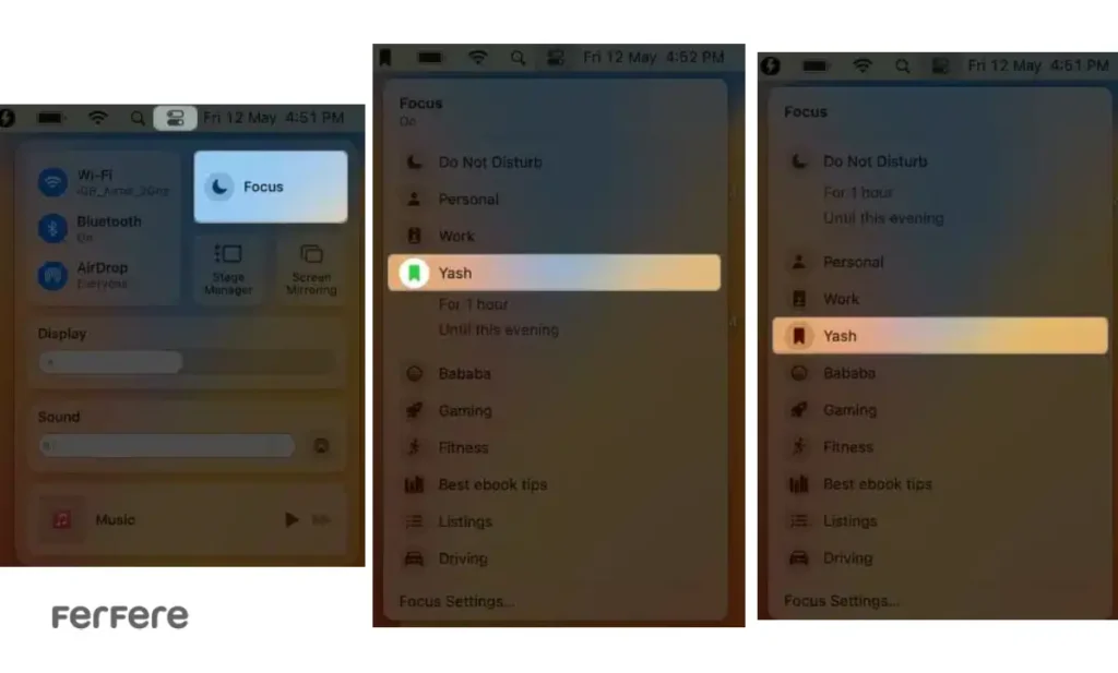 حالت تمرکز در مک