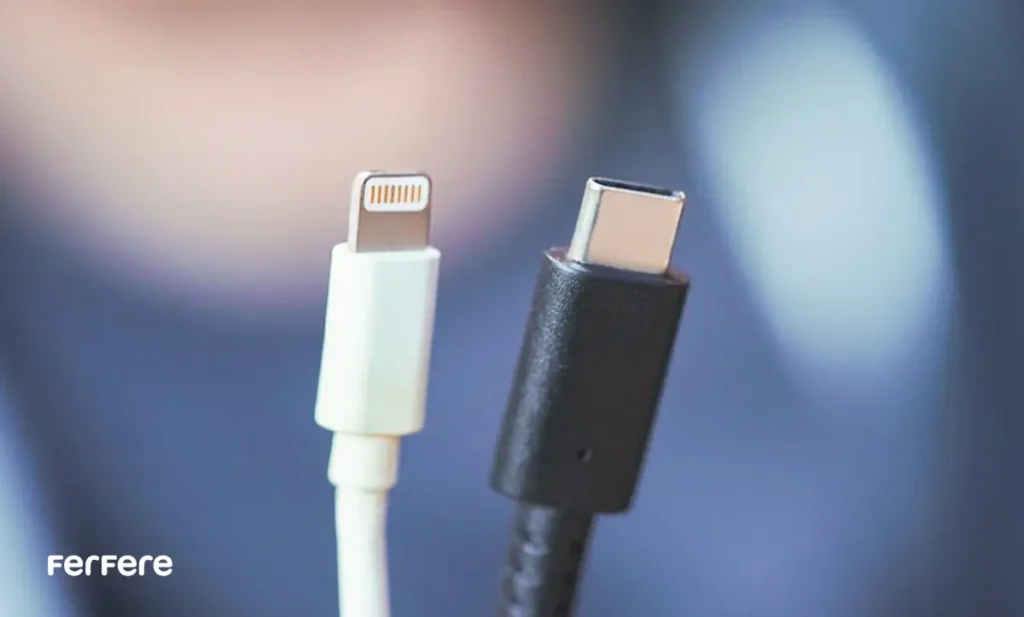 تفاوت کابل شارژ USB-C و لایتنینگ
