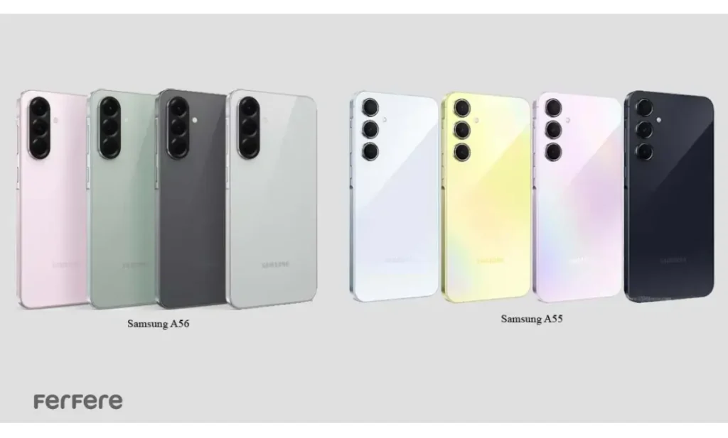 مقایسه گلکسی A56 و گلکسی A55