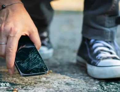 افتادن گوشی