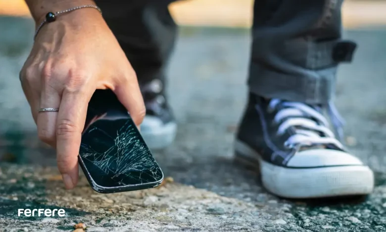 افتادن گوشی