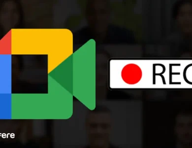 ضبط گوگل میت با گوشی