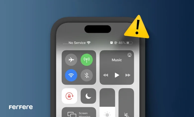 مشکل کار نکردن cellular data آیفون
