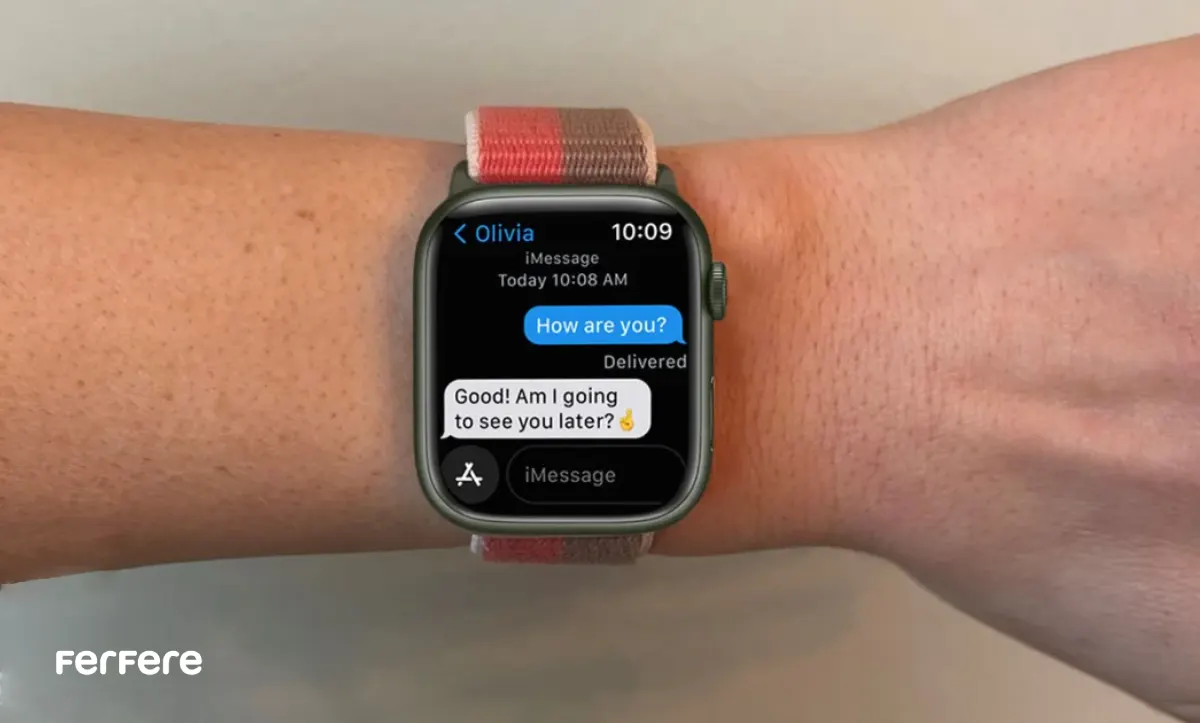 ارسال پیام با ساعت هوشمند