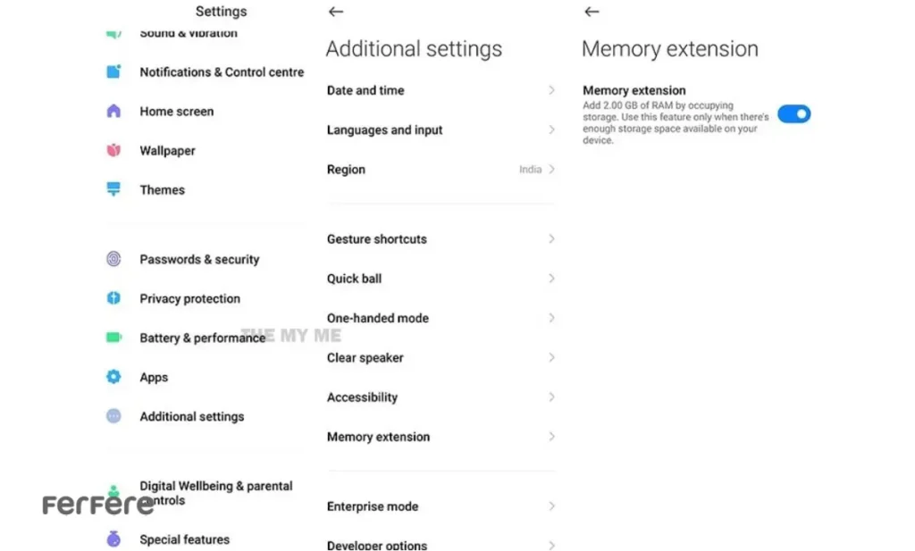 رم مجازی اندروید