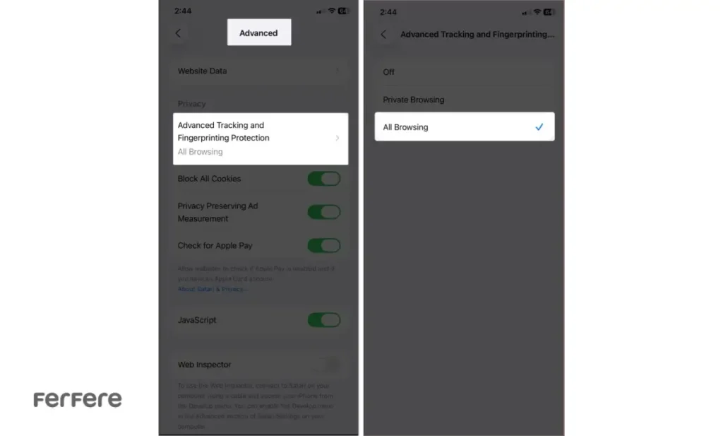 ویژگی‌های جدید Safari در iOS 26