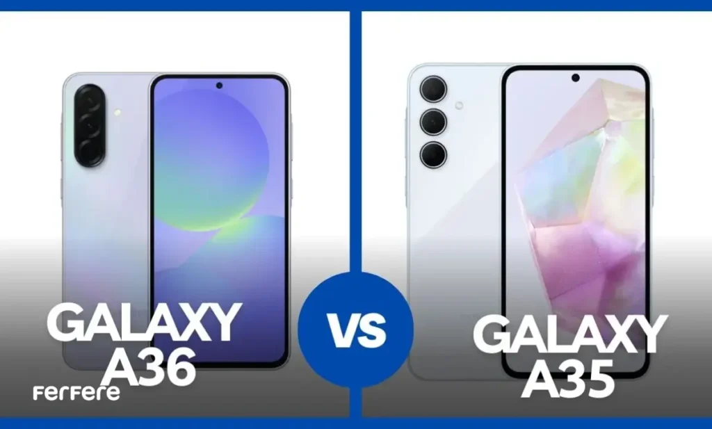 مقایسه گلکسی A36 با A35 سامسونگ
