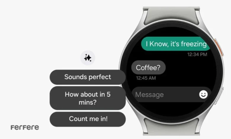 ارسال پیام با ساعت هوشمند