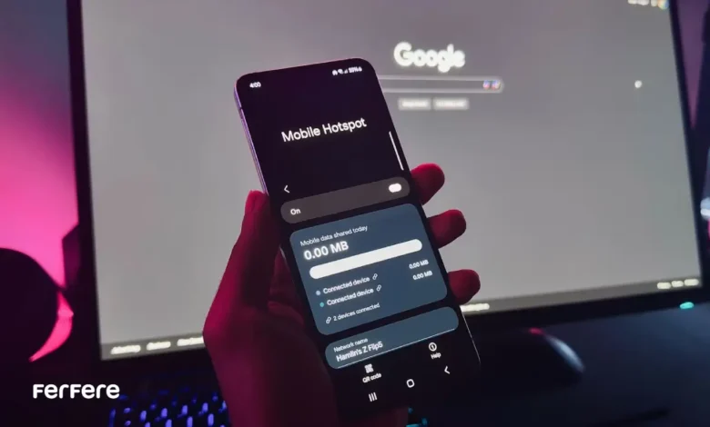 فعالسازی هات اسپات گوشی سامسونگ