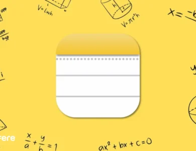 حل معادلات ریاضی در Notes آیفون