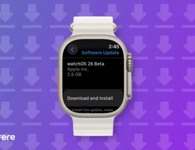 نحوه دانلود watchOS 26 روی اپل واچ