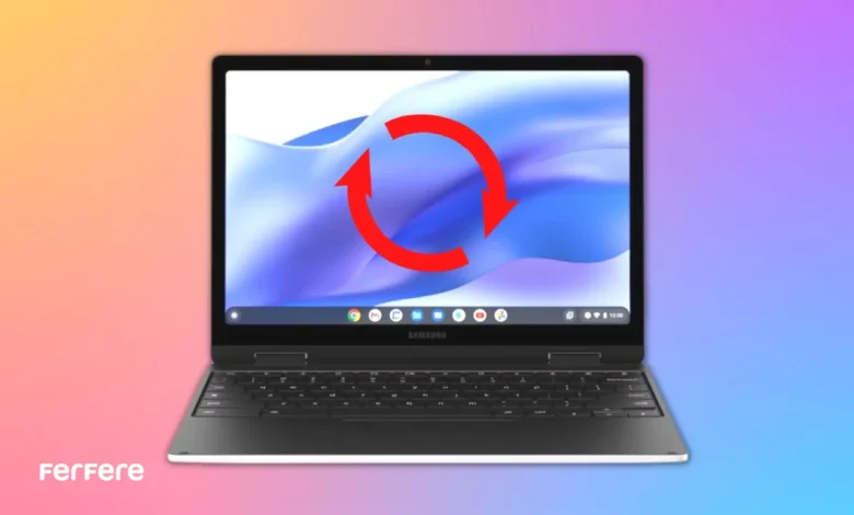 نحوه چرخش صفحه کروم بوک